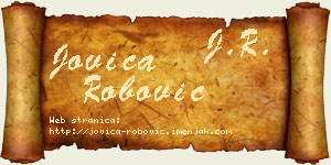 Jovica Robović vizit kartica